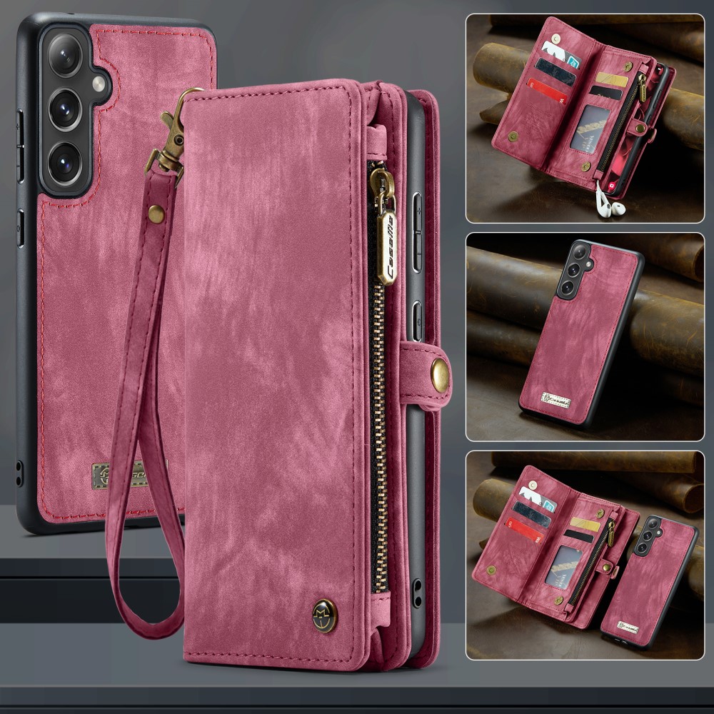 CASEME CASEME Galaxy S25 Plus 2in1 Fodral/Skal Multifunktionell Röd