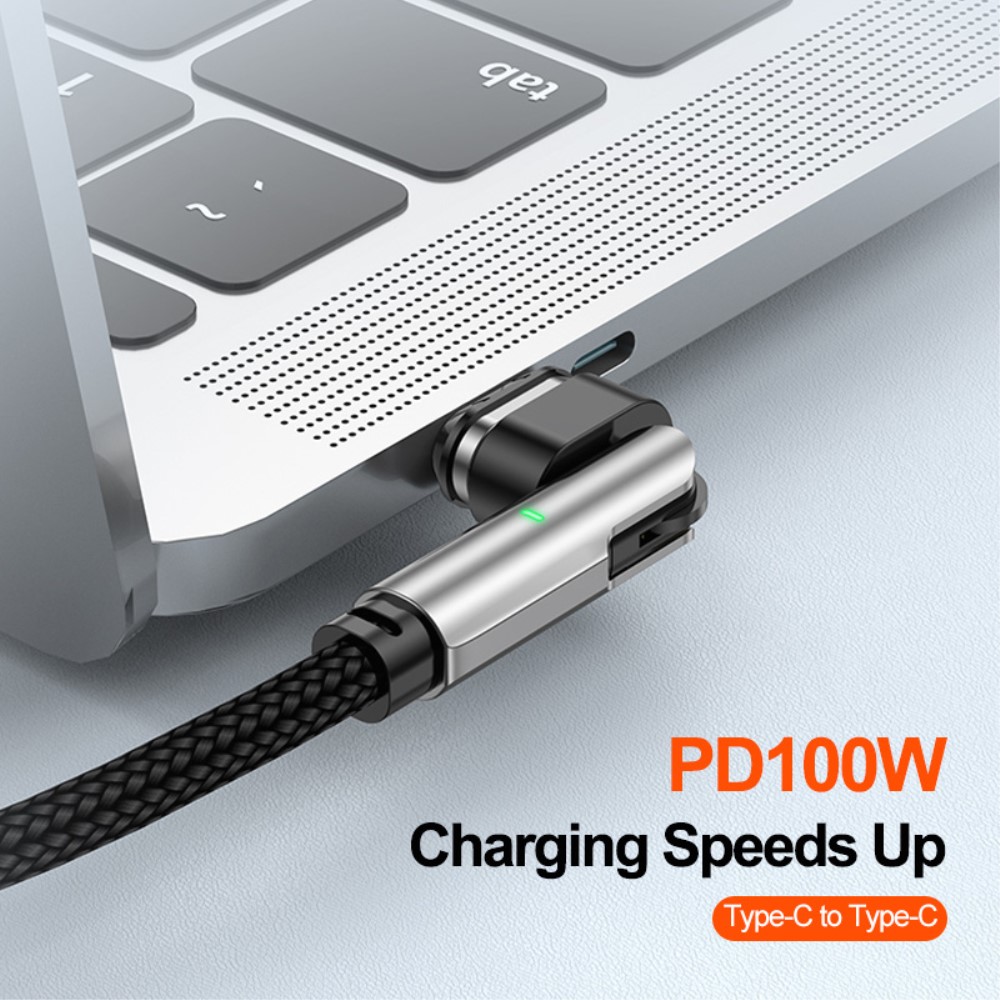 ENKAY ENKAY 1 m 3in1 USB-C - Lightning / USB-C Magnetisk Svart