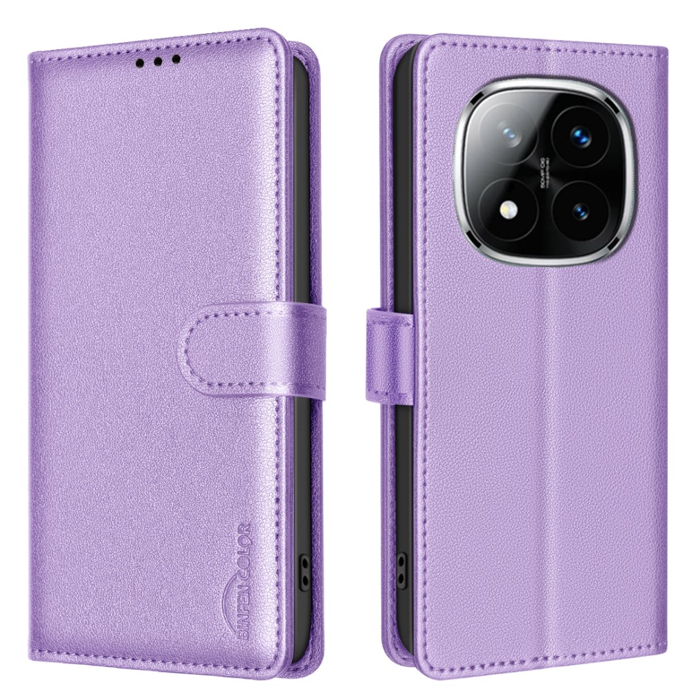  Xiaomi Redmi Note 14 Pro/Pro Plus 5G Fodral RFID Läder