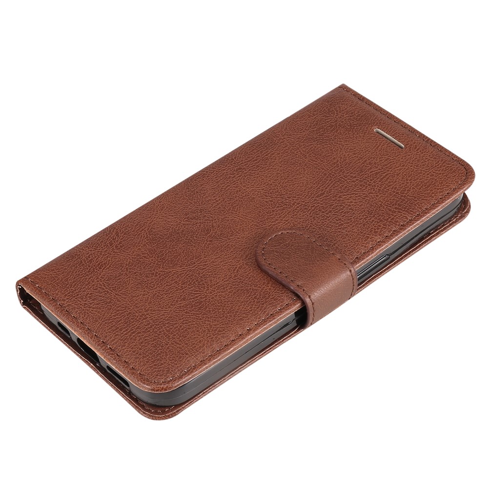  Xiaomi Redmi Note 14 Pro/Pro Plus 5G Fodral Solid Läder Brun