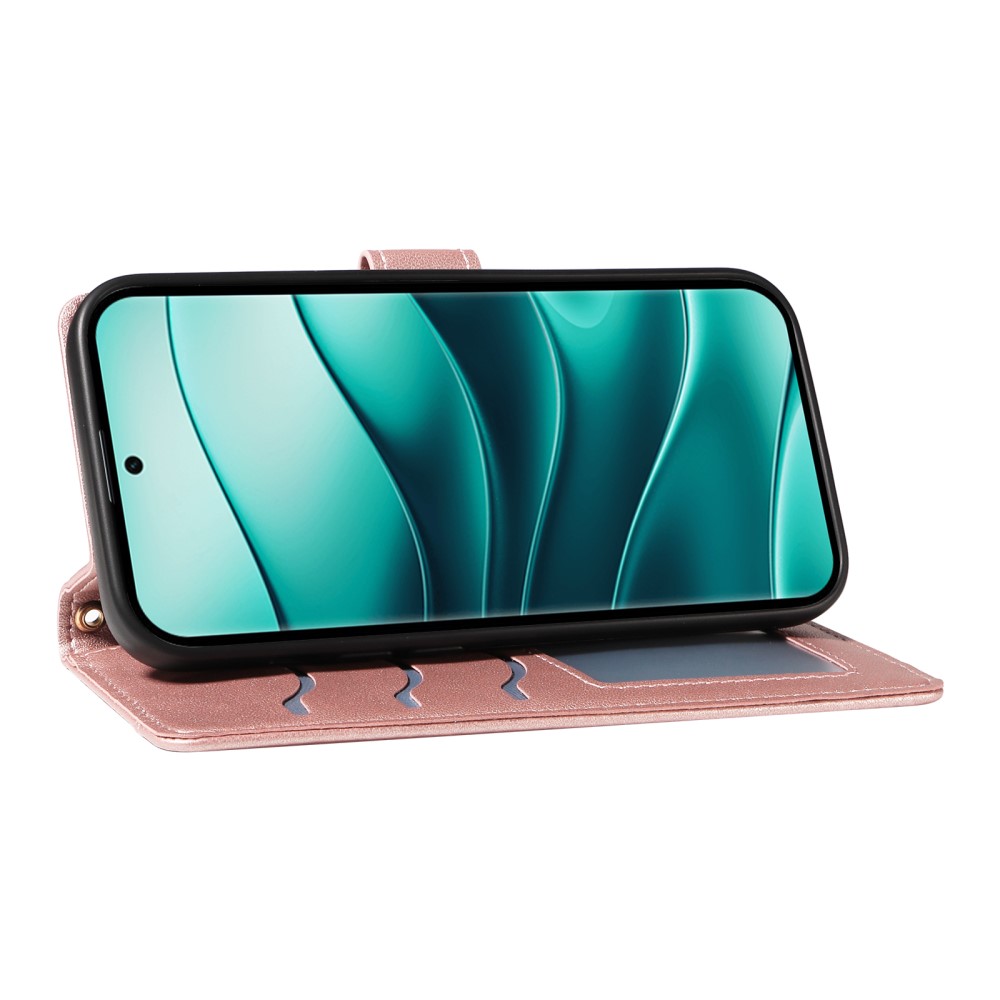  Xiaomi Redmi Note 14 Pro/Pro Plus 5G Fodral Rhombus Läder
