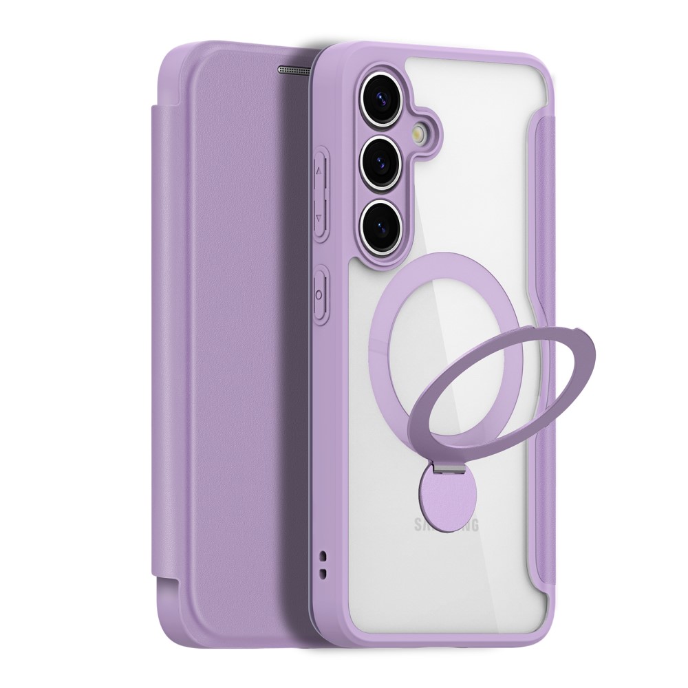 DUX DUCIS DUX DUCIS Galaxy S25 Fodral MagSafe Kickstand Skin X Pro Lila/Rosa