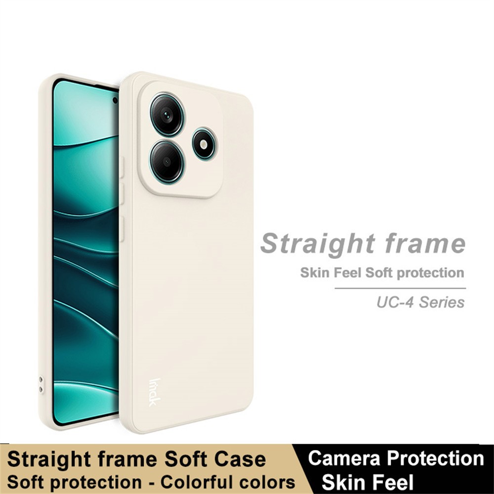 IMAK IMAK Xiaomi Redmi Note 14 5G Skal TPU Soft Off White