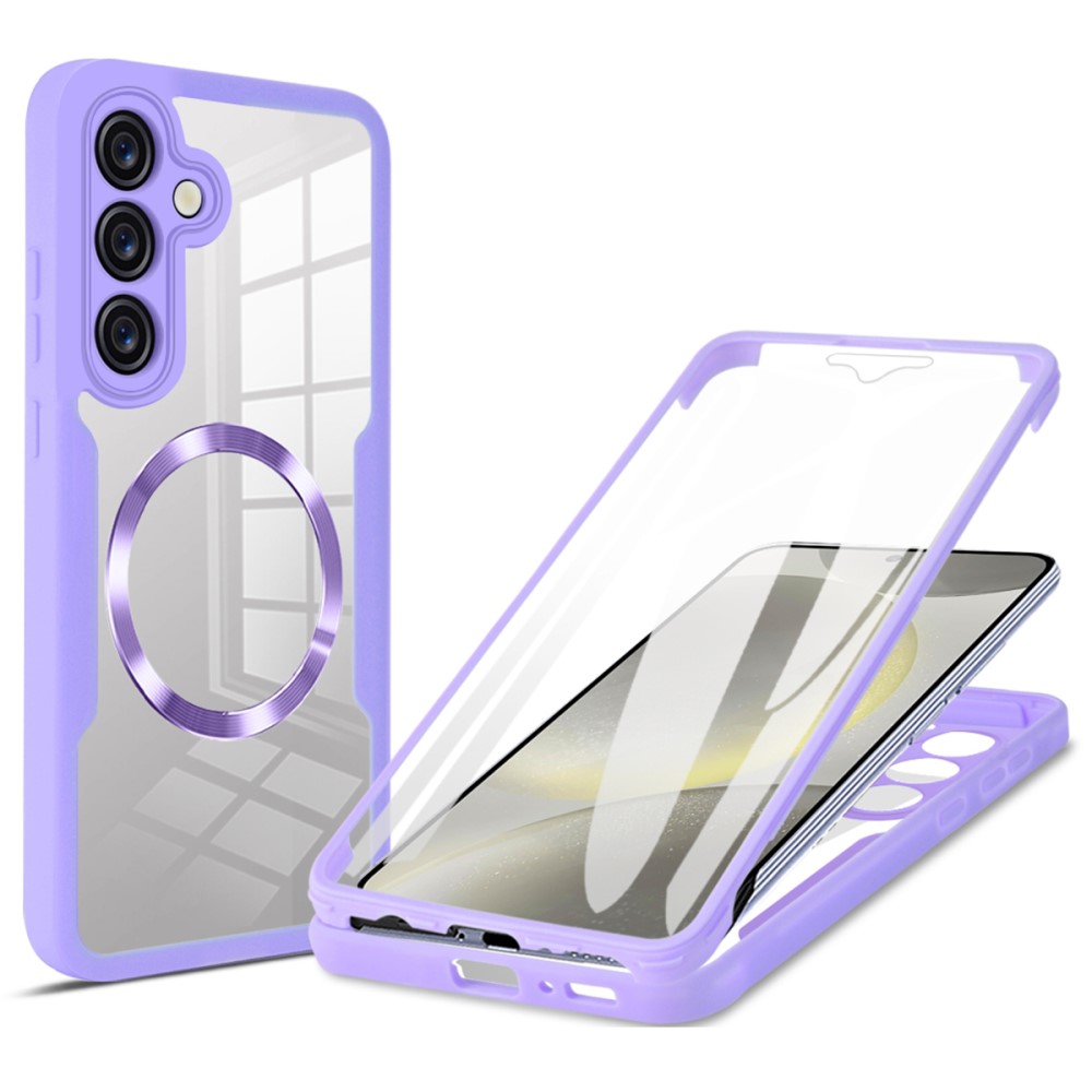  Samsung Galaxy S25 Skal MagSafe 360 Hybrid Defense Lila