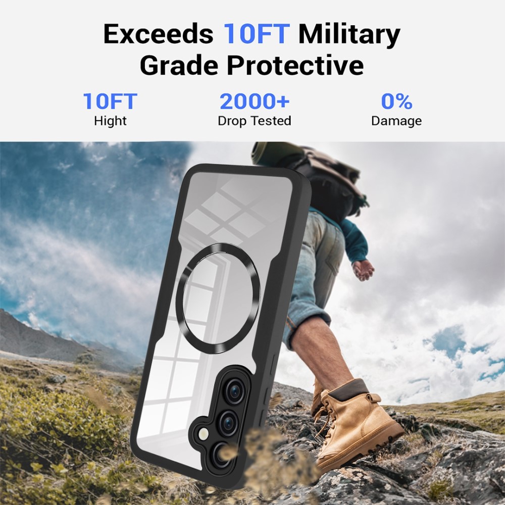  Samsung Galaxy S25 Skal MagSafe 360 Hybrid Defense Lila