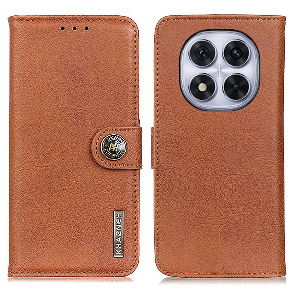 KHAZNEH KHAZNEH Redmi Note 14 Pro/Pro Plus 5G Fodral Läder Brun