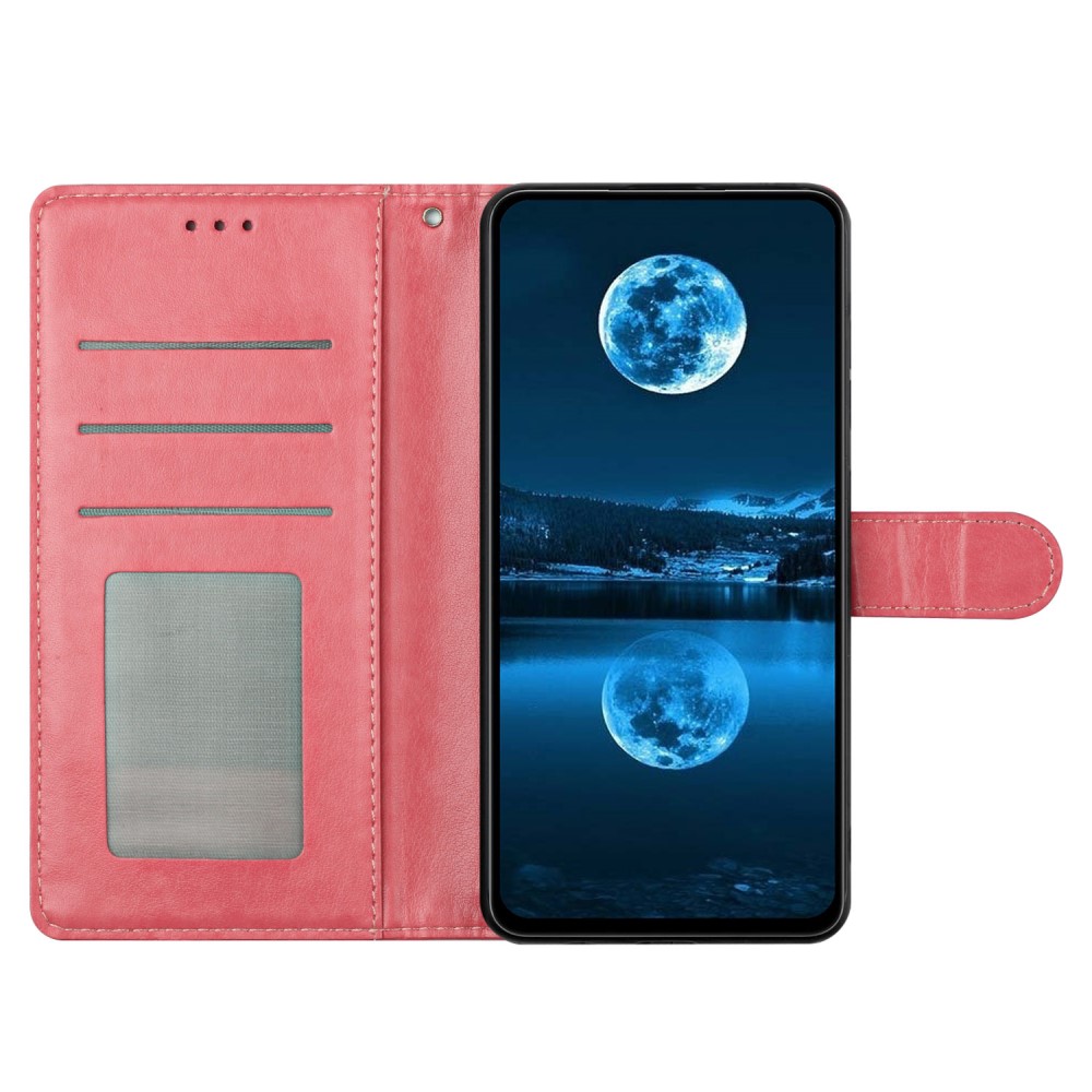  Xiaomi Redmi Note 14 5G Plånboksfodral Läder Rosa