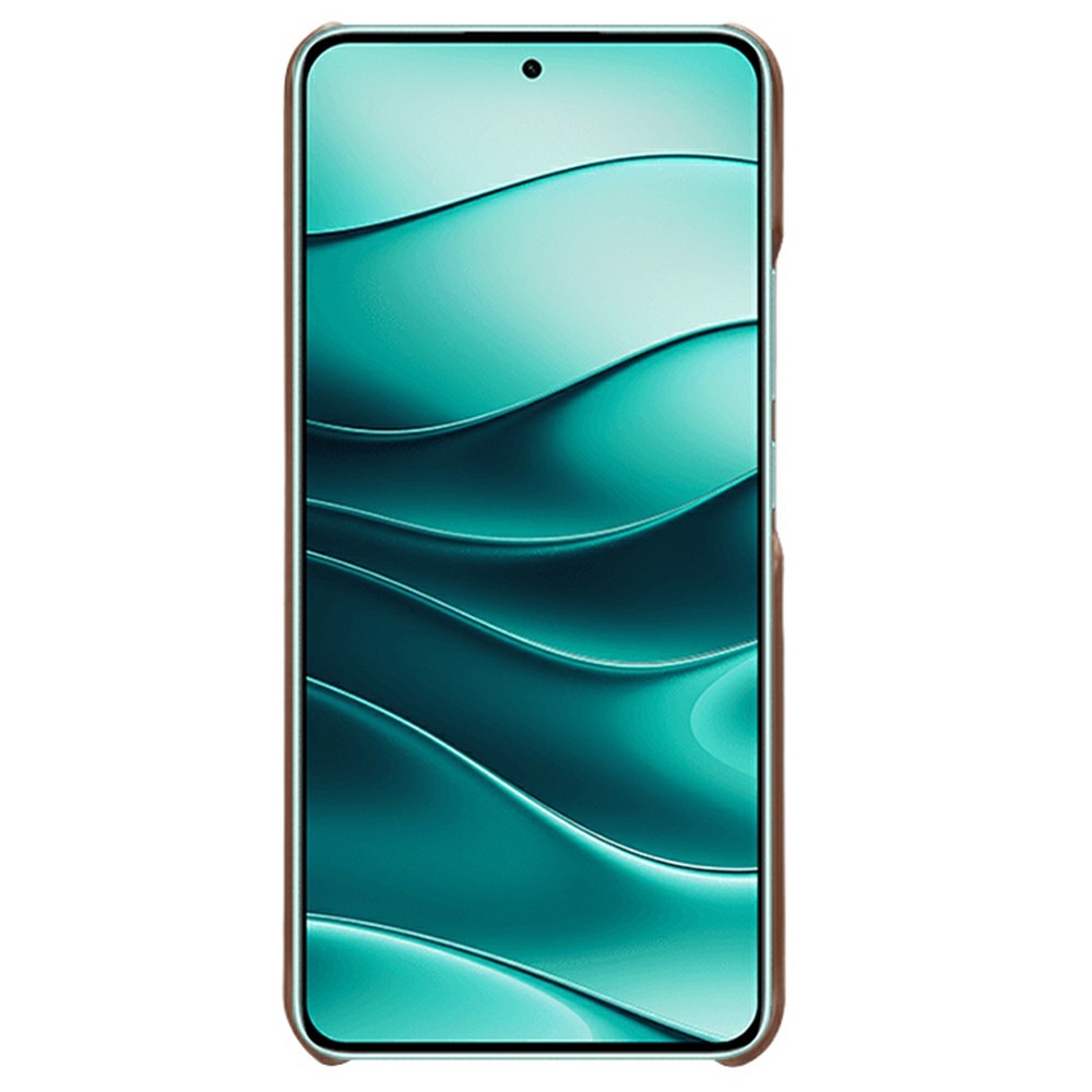  Xiaomi Redmi Note 14 5G Skal Läderbelagt Med Kortfack Brun