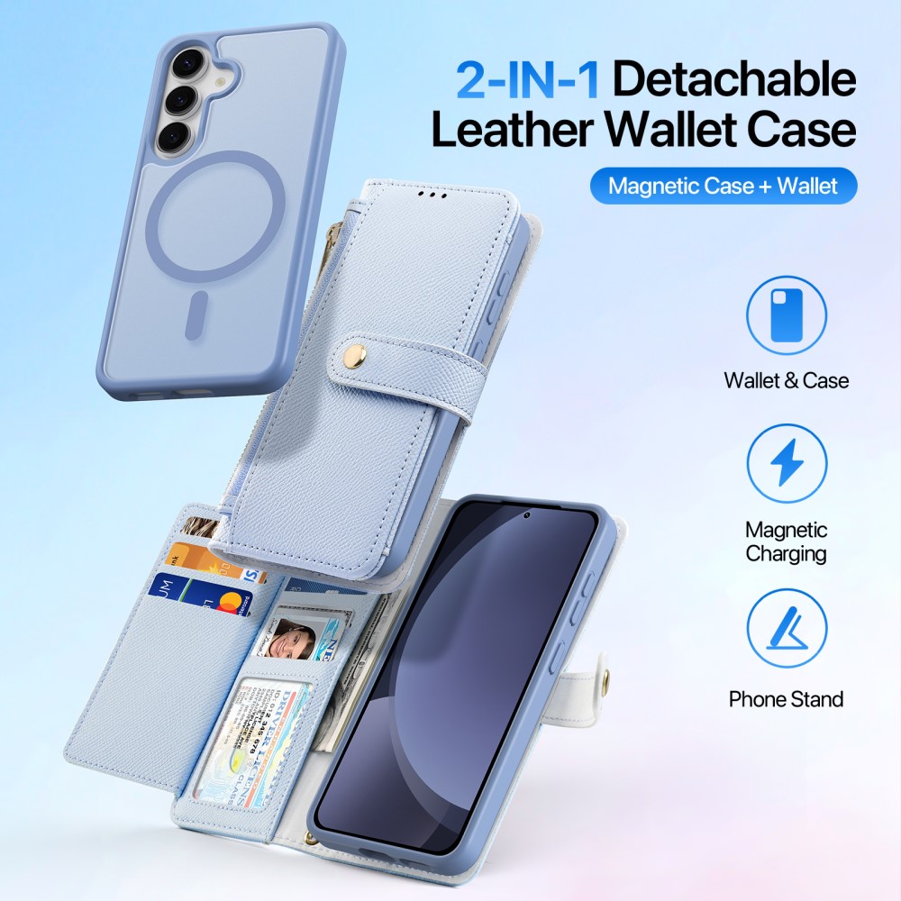 DUX DUCIS DUX DUCIS Galaxy S25 2in1 Magnet Fodral Lawa Series Ljus Blå