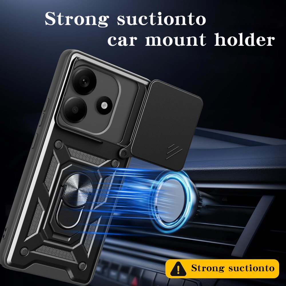  Xiaomi Redmi Note 14 5G Skal CamShield Hybrid Ring Guld