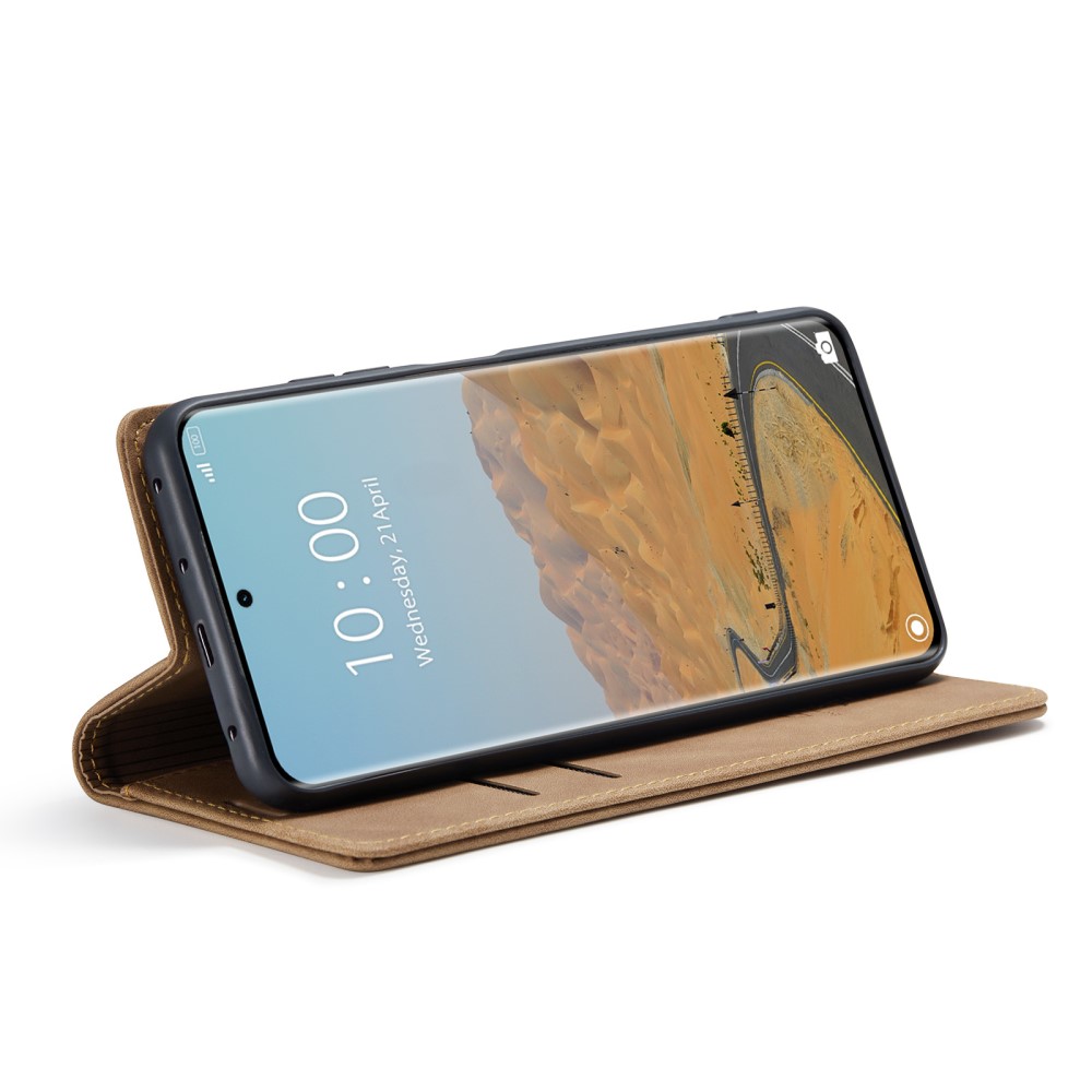 CASEME CASEME Redmi Note 14 Pro/Pro Plus 5G Fodral Flip Retro Läder