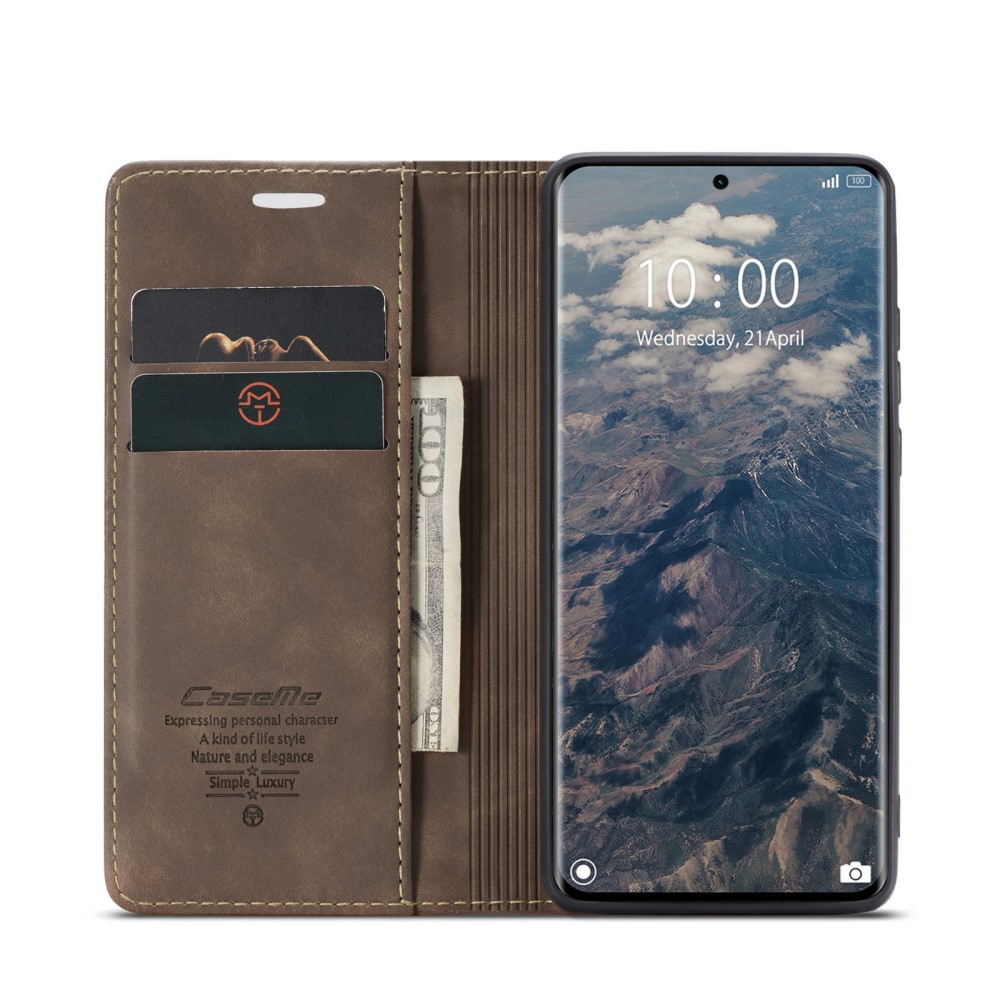 CASEME CASEME Redmi Note 14 Pro/Pro Plus 5G Fodral Flip Retro Läder