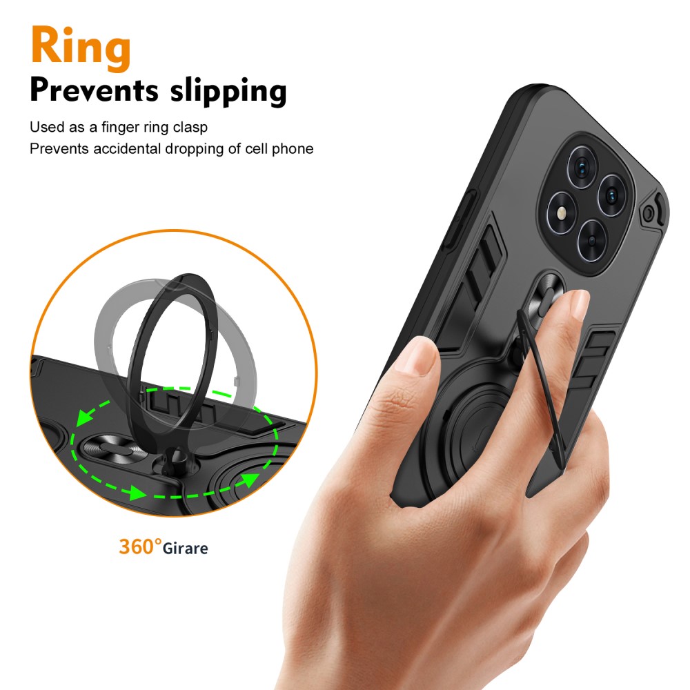  Xiaomi Redmi Note 14 Pro 5G Skal Kickstand Hybrid Svart