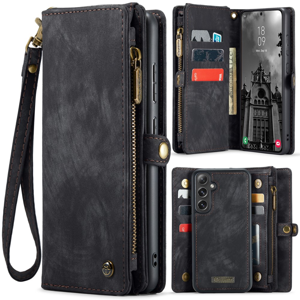CASEME CASEME Galaxy S25 2in1 Fodral Multifunktionellt Svart