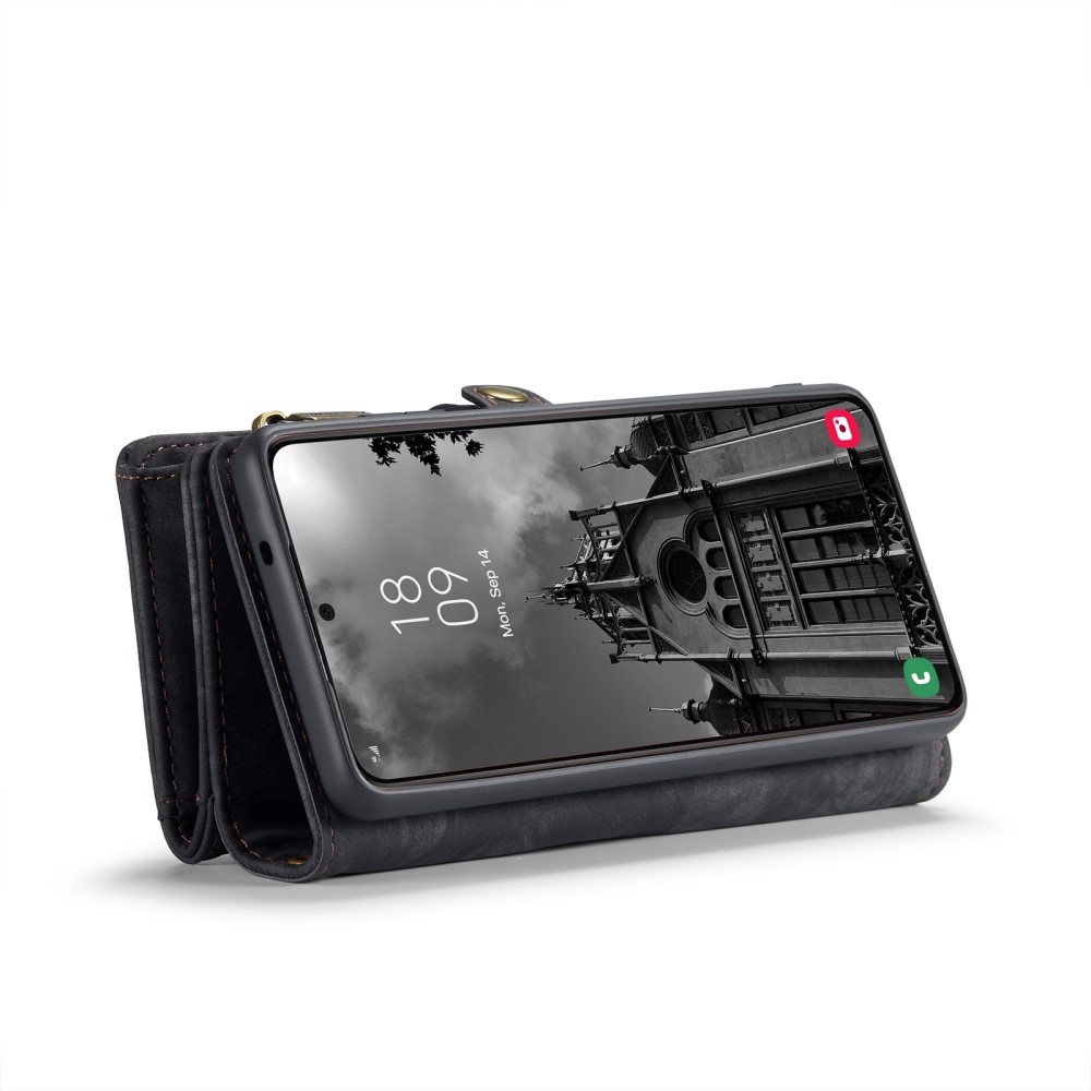 CASEME CASEME Galaxy S25 2in1 Fodral Multifunktionellt Svart