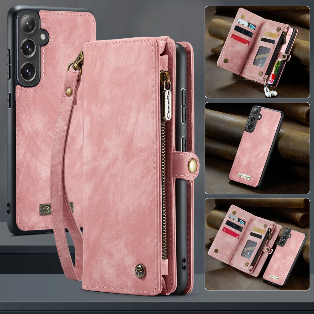 CASEME CASEME Galaxy S25 2in1 Fodral Multifunktionellt Rosa