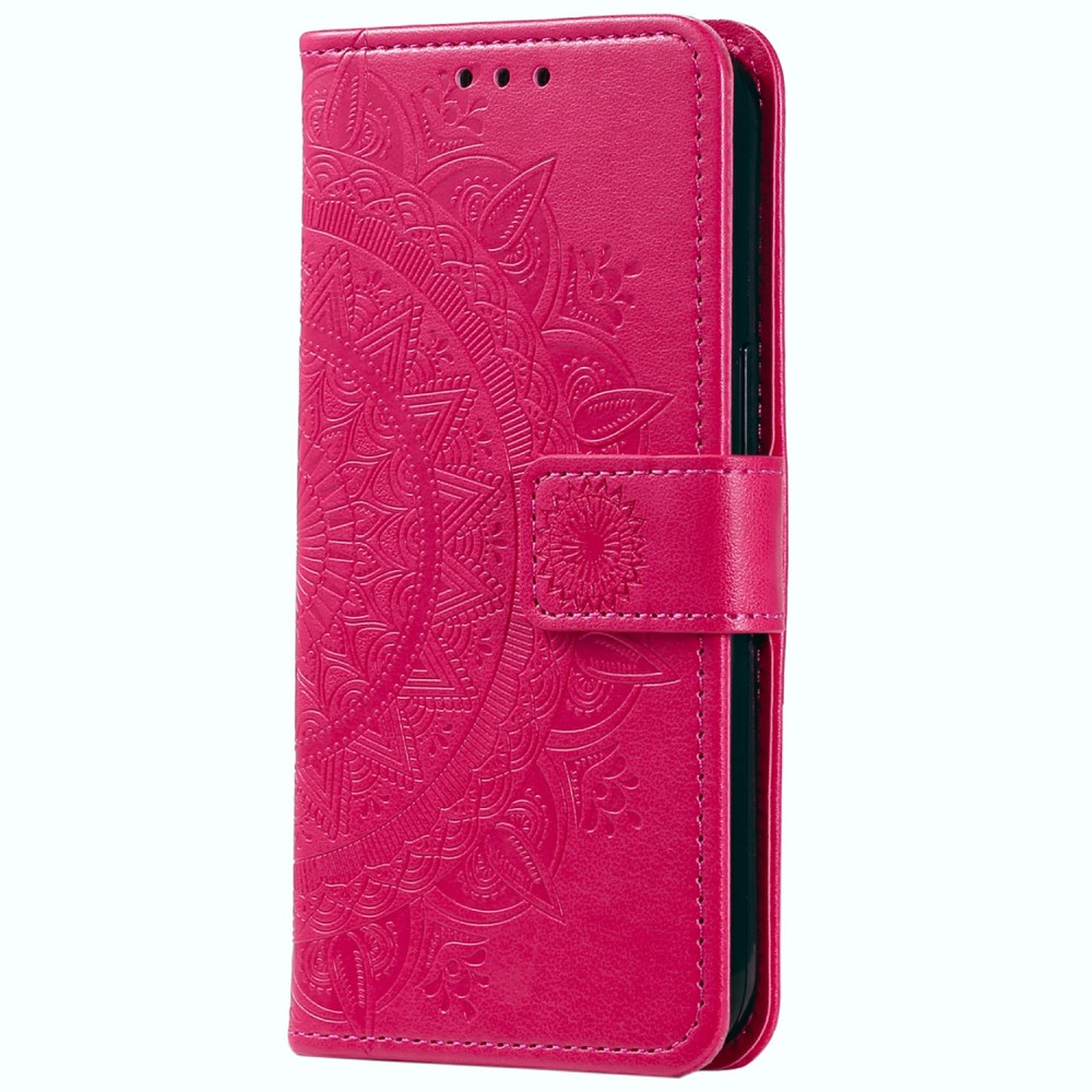  Xiaomi Redmi Note 14 5G Fodral Mandala Läder Rosa