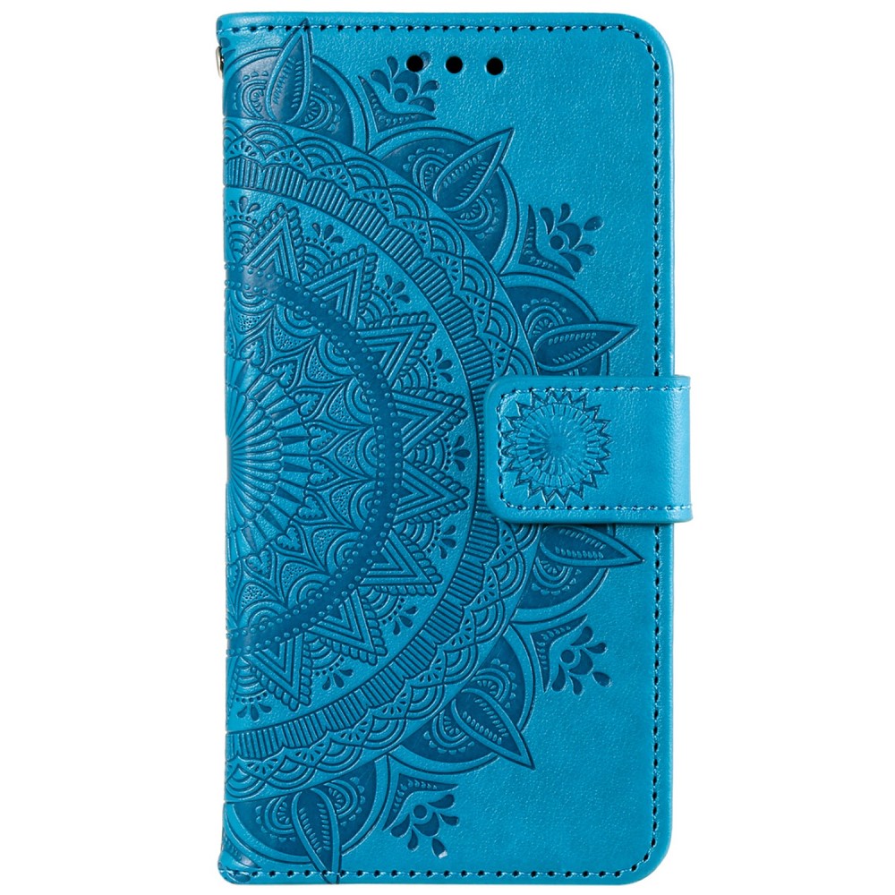  Xiaomi Redmi Note 14 5G Fodral Mandala Läder Blå
