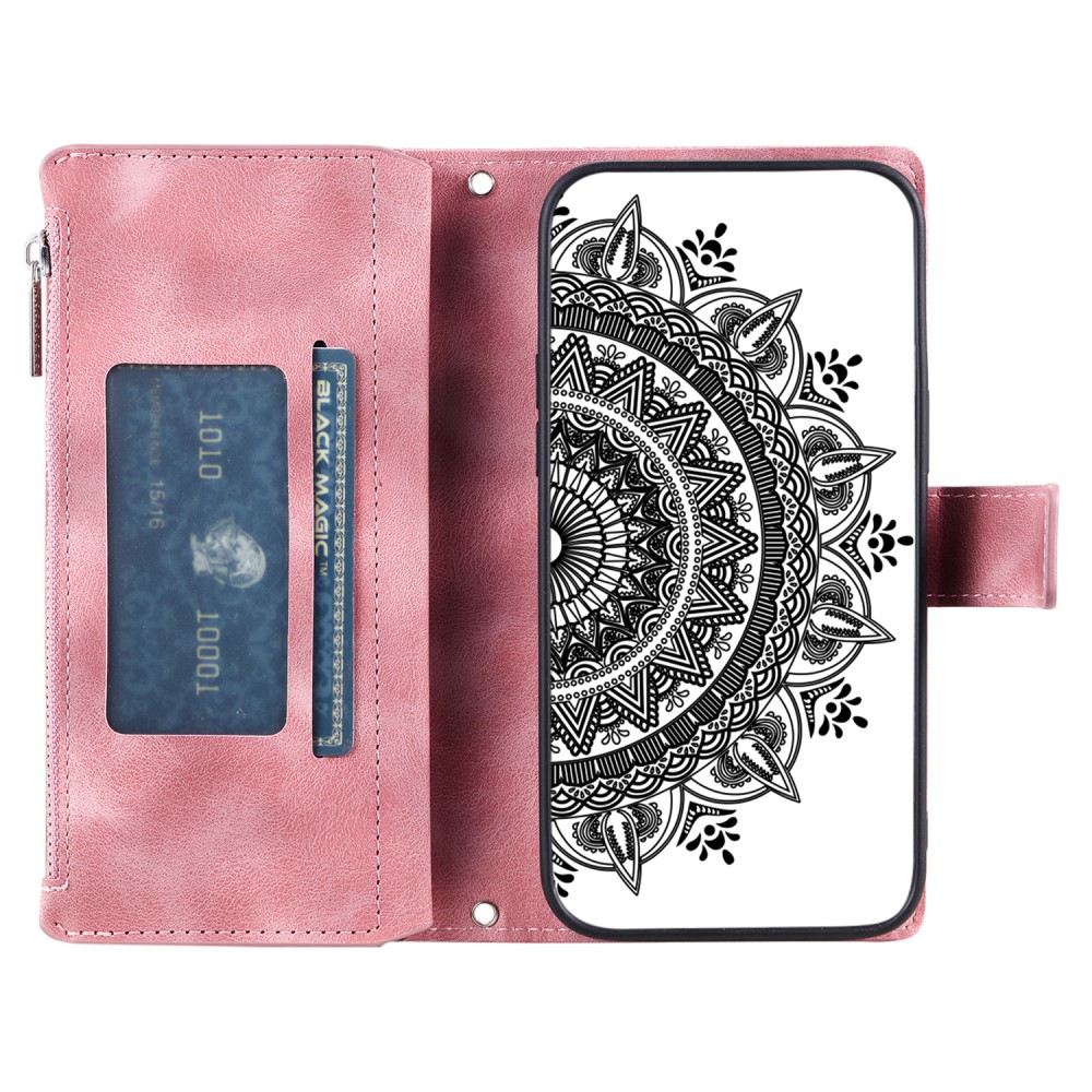  Xiaomi Redmi Note 14 5G Fodral Mandala Läder Roséguld