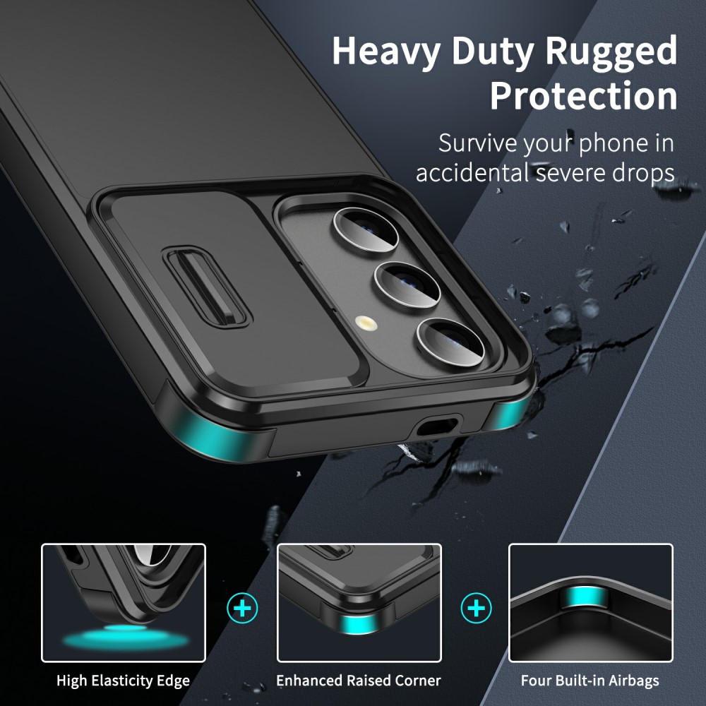  Samsung Galaxy S25 Skal CamShield Hybrid Röd