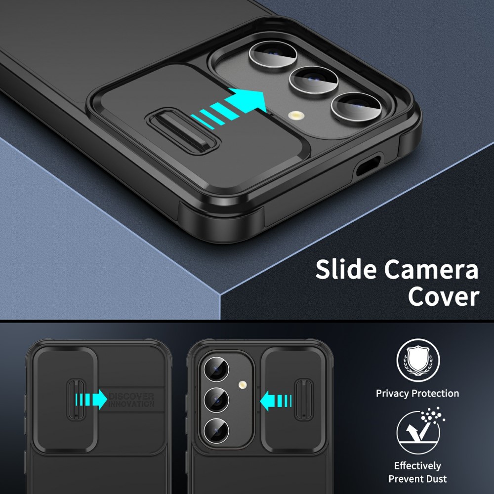  Samsung Galaxy S25 Skal CamShield Hybrid Röd