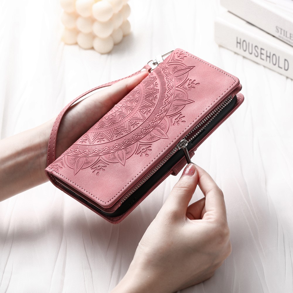  Xiaomi Redmi Note 14 Pro/Pro Plus 5G Fodral Mandala Roséguld