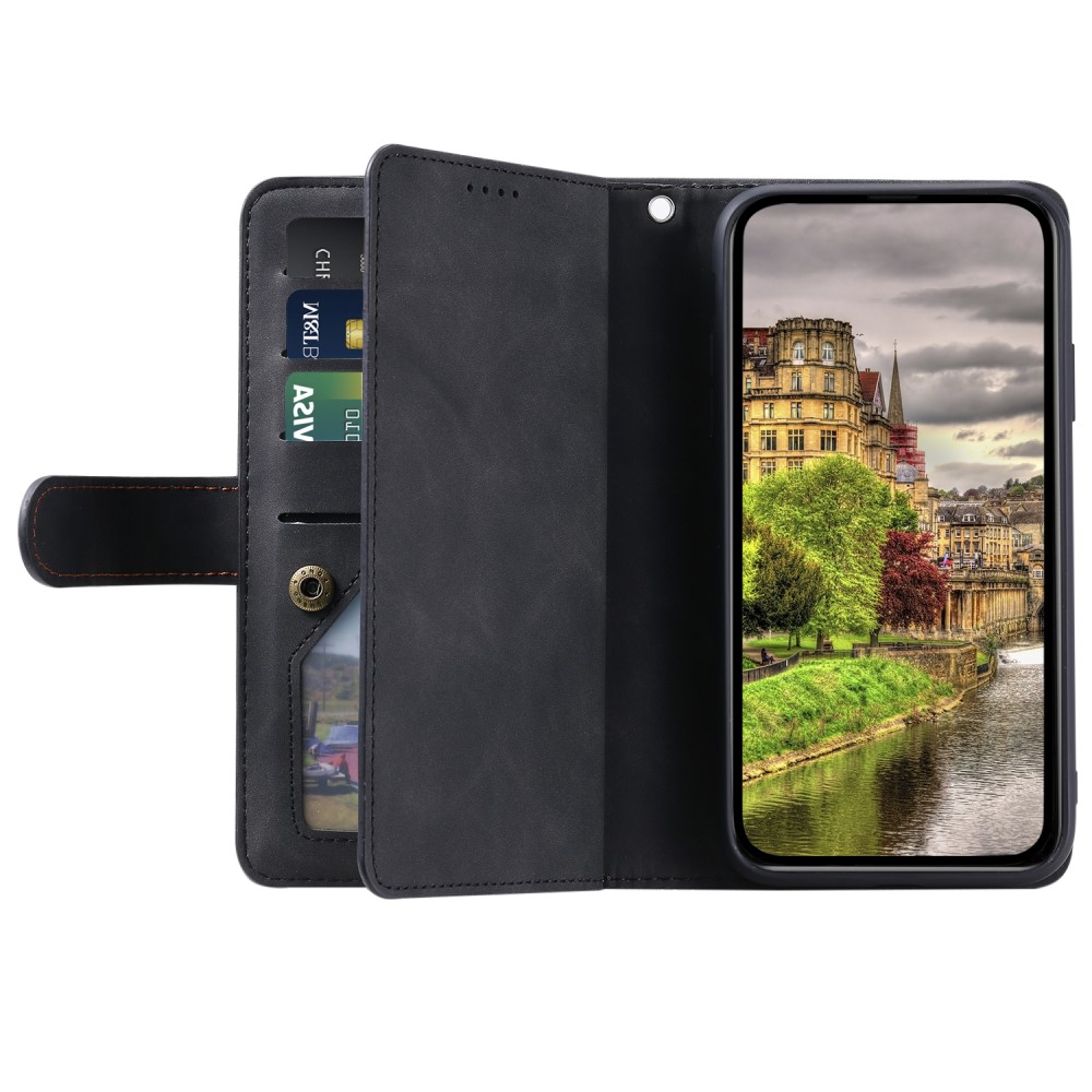  Xiaomi Redmi Note 14 Pro/Pro Plus 5G Fodral Multifunktionell Svart