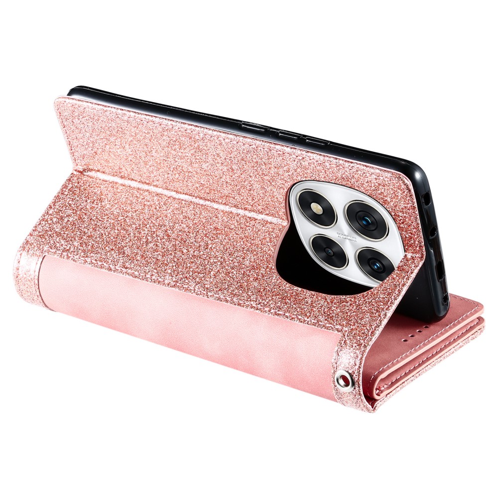  Xiaomi Redmi Note 14 Pro/Pro Plus 5G Fodral Multifunktionell Glitter