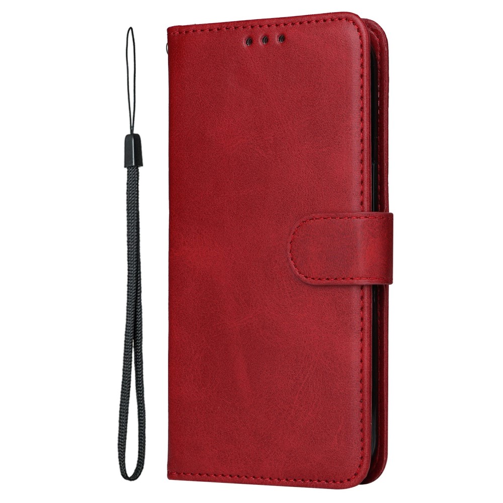  Xiaomi Redmi Note 14 4G Fodral Läder Folio Röd