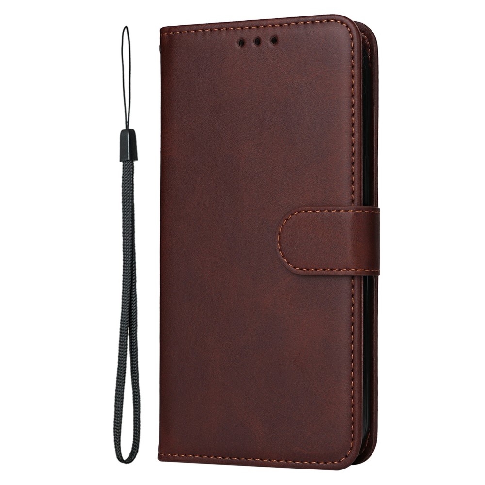  Xiaomi Redmi Note 14 4G Fodral Läder Folio Brun
