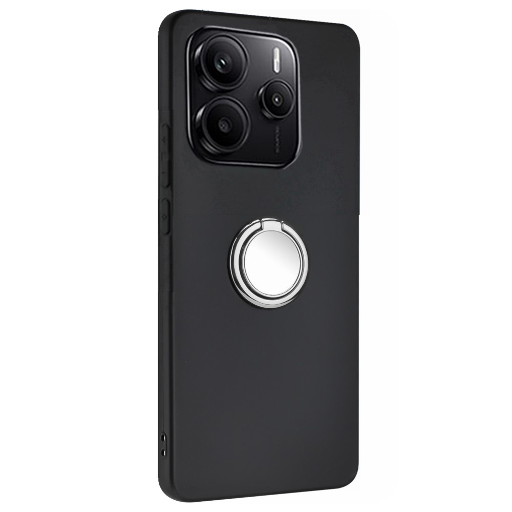  Xiaomi Redmi Note 14 4G Skal Ring Svart / Silver