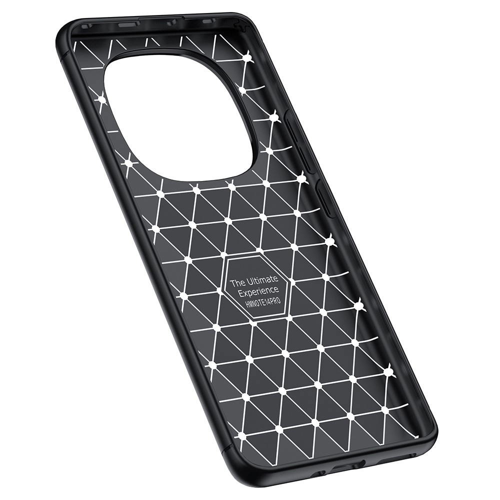  Xiaomi Redmi Note 14 Pro/Pro Plus 5G Skal Litchi Textur Svart