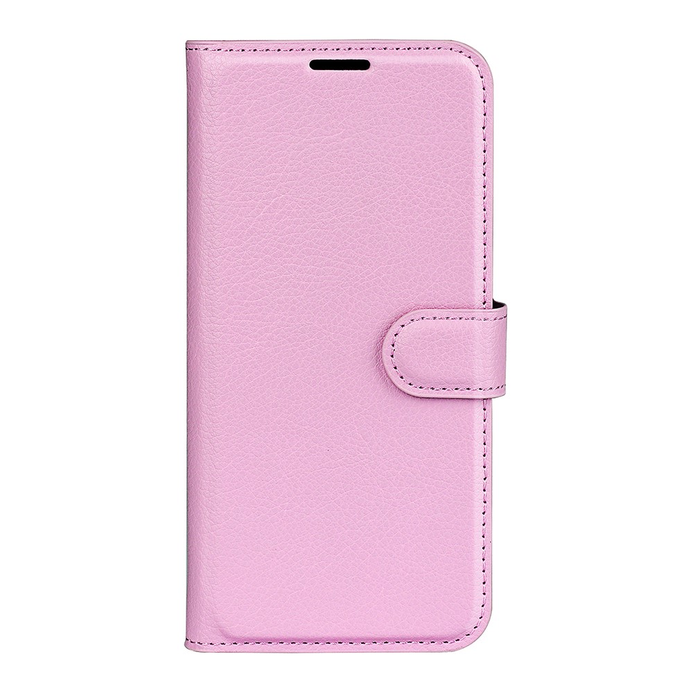  Xiaomi Redmi Note 14 4G Fodral Litchi Läder Ljus Rosa