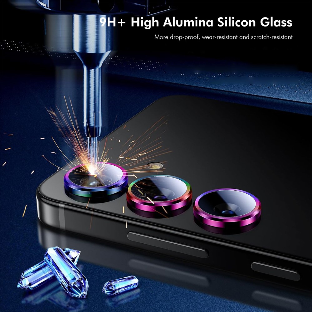 ENKAY ENKAY Samsung Galaxy S25 Linsskydd Härdat Glas Guld