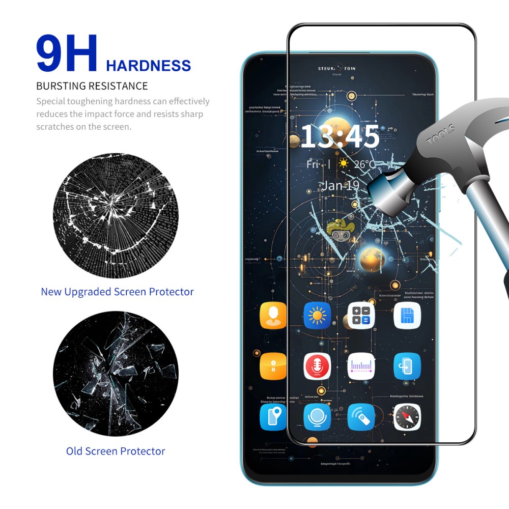 ENKAY ENKAY Redmi Note 14 5G/4G 2-PACK Skärmskydd Heltäckande