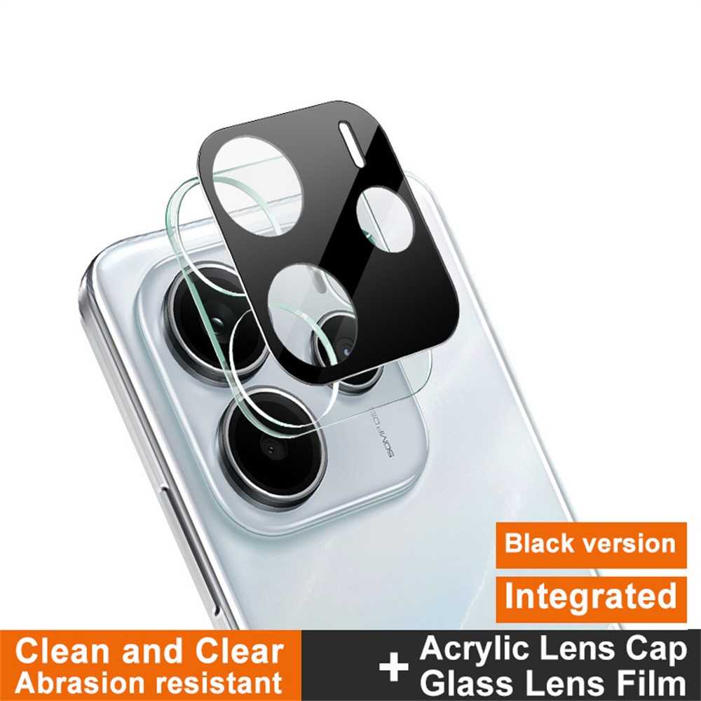 IMAK IMAK Redmi Note 14 5G Linsskydd Härdat Glas Svart