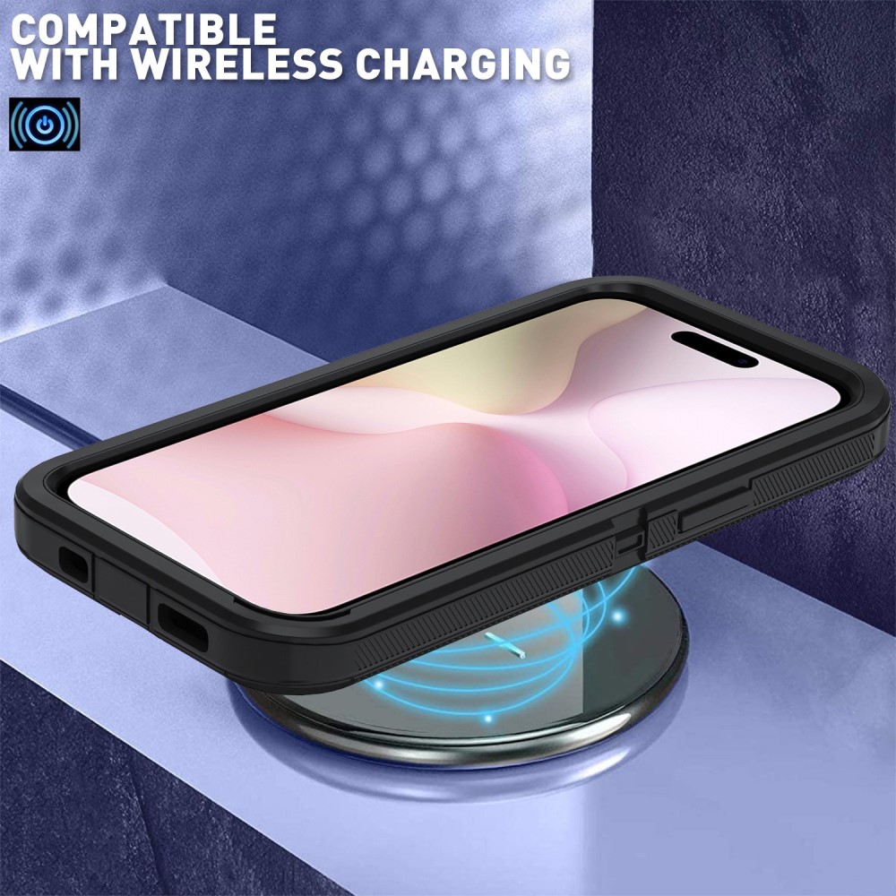  iPhone 17e / 16e Skal Extreme Shockproof Hybrid Svart