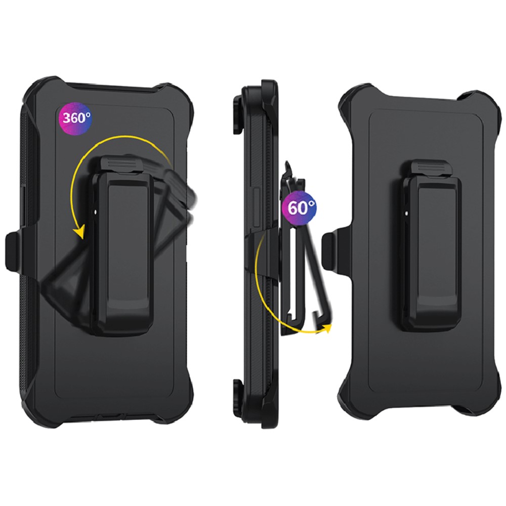  iPhone 17e / 16e Skal Extreme Shockproof Hybrid Svart/Grå