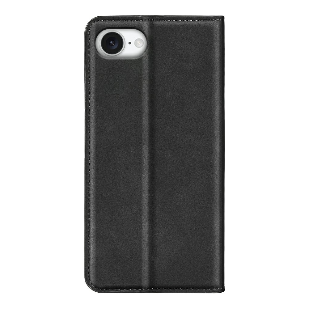  iPhone 17e / 16e Fodral Flip Skin Touch Svart