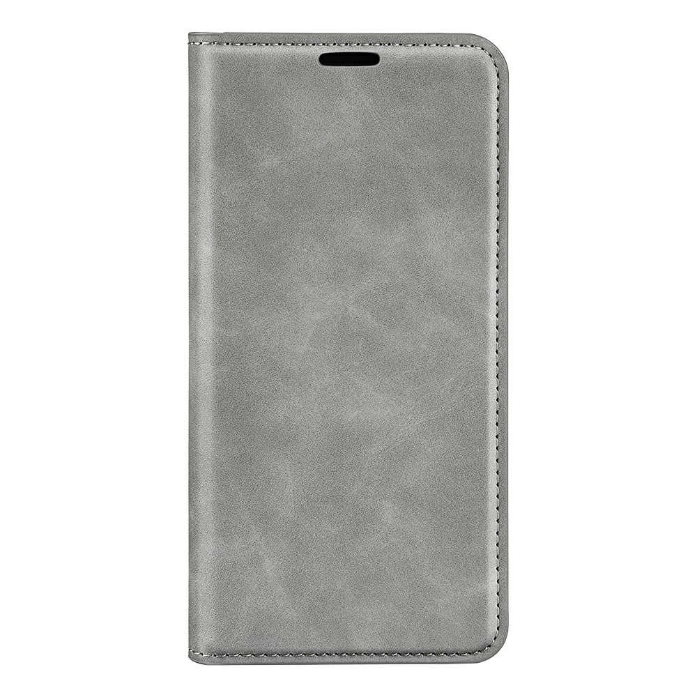  iPhone 17e / 16e Fodral Flip Skin Touch Grå