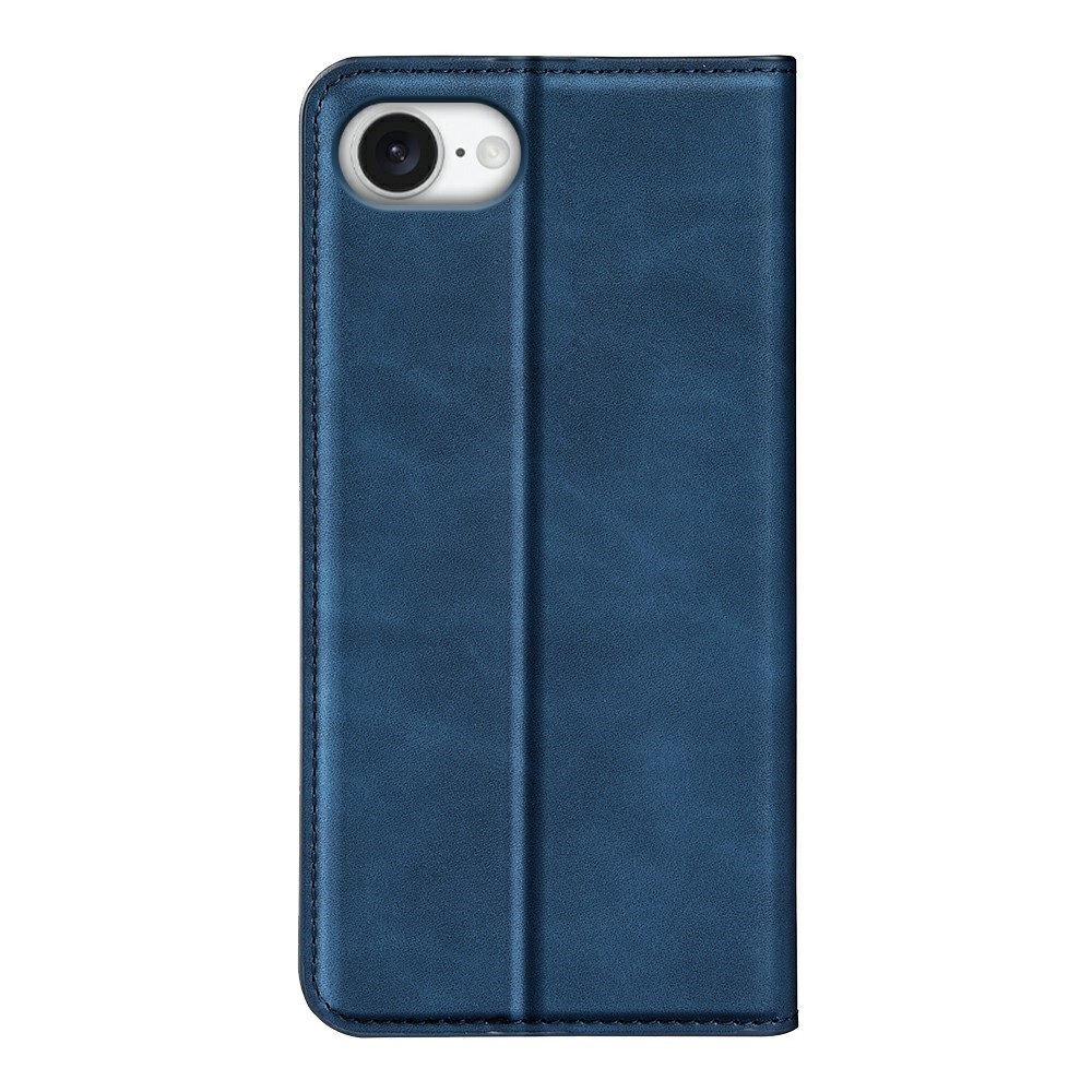  iPhone 17e / 16e Fodral Flip Skin Touch Blå