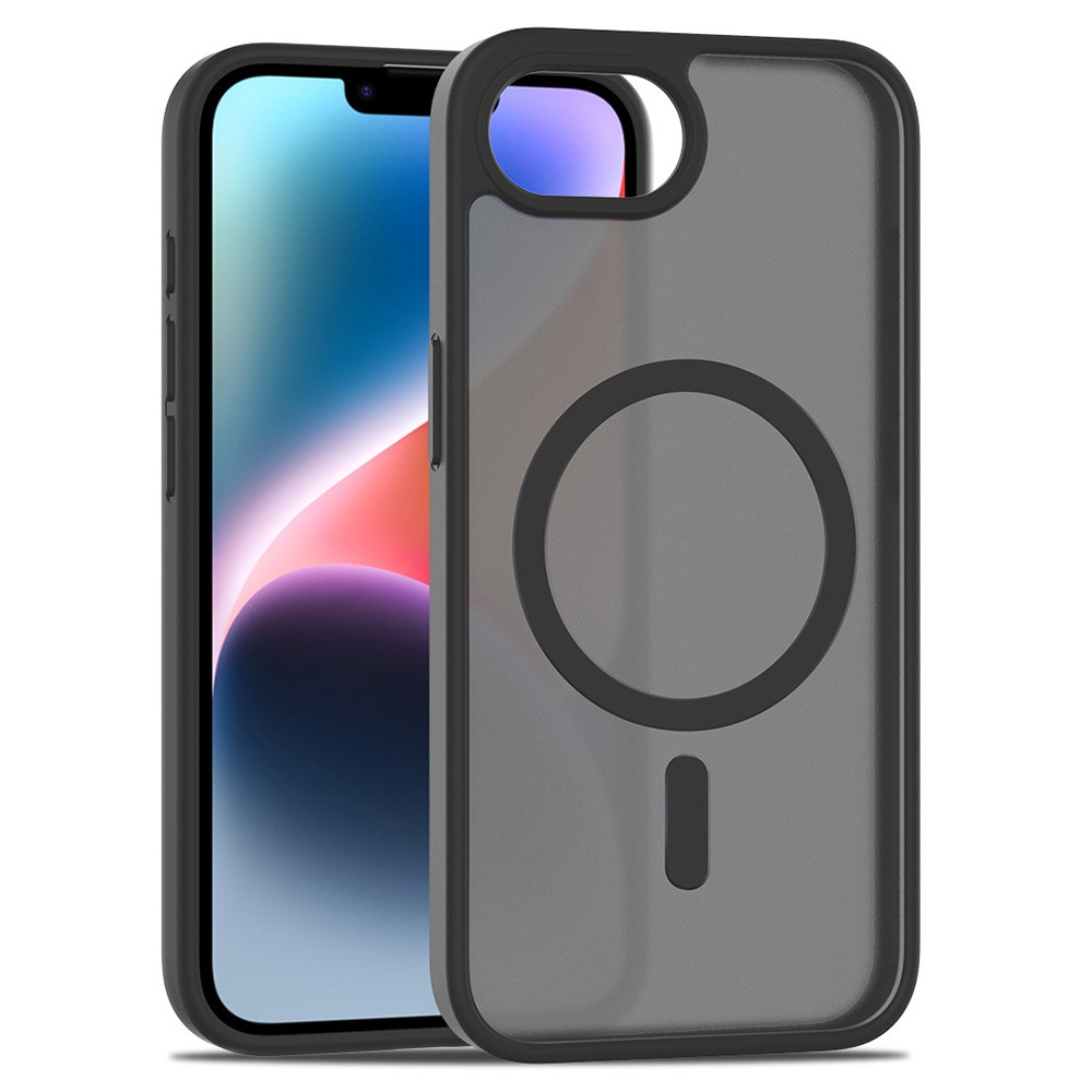  iPhone 17e / 16e Skal MagSafe Skin Touch Svart