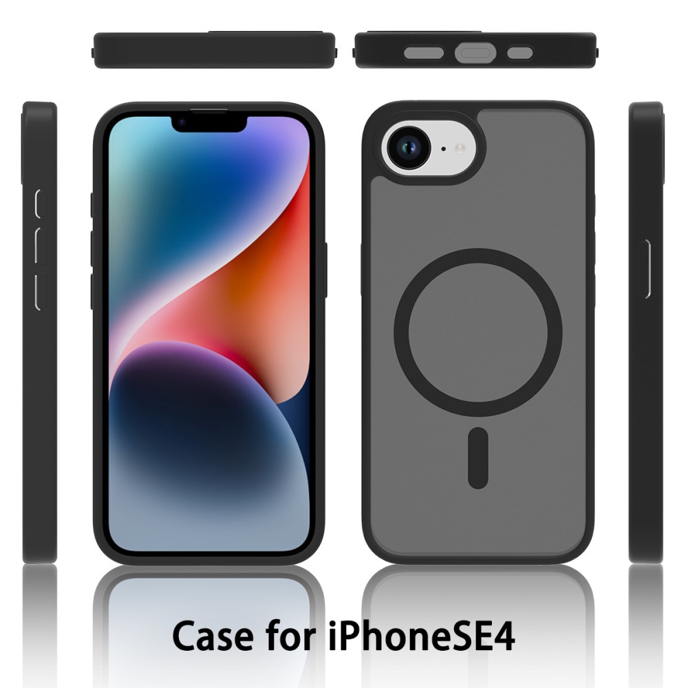  iPhone 17e / 16e Skal MagSafe Skin Touch Blå