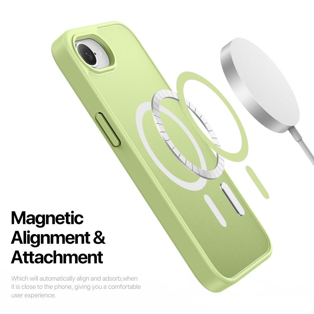DUX DUCIS DUX DUCIS iPhone 17e/16e Skal MagSafe Yind Series Lime Grön