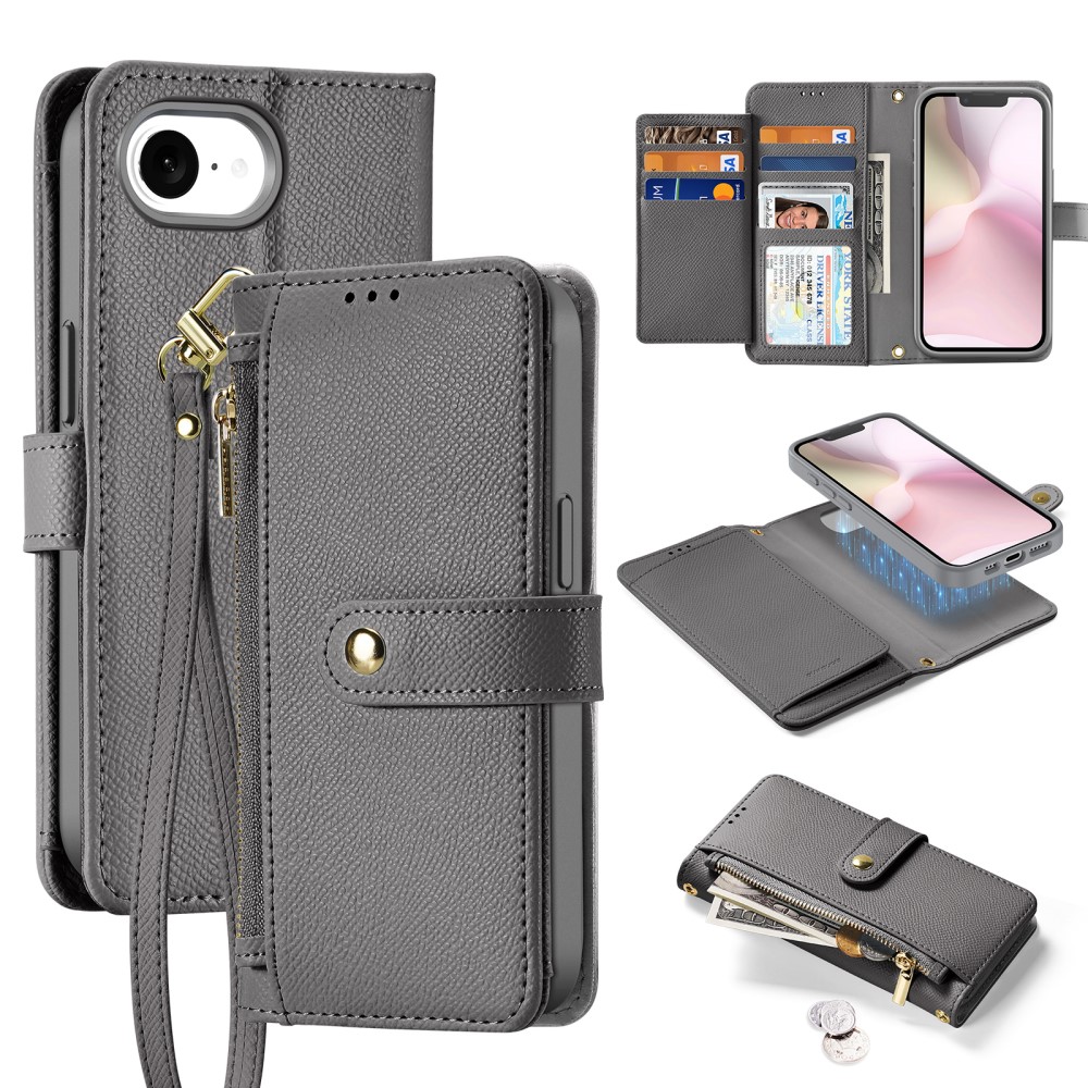 DUX DUCIS DUX DUCIS iPhone 17e / 16e 2in1 Magnet Fodral Lawa Series Grå