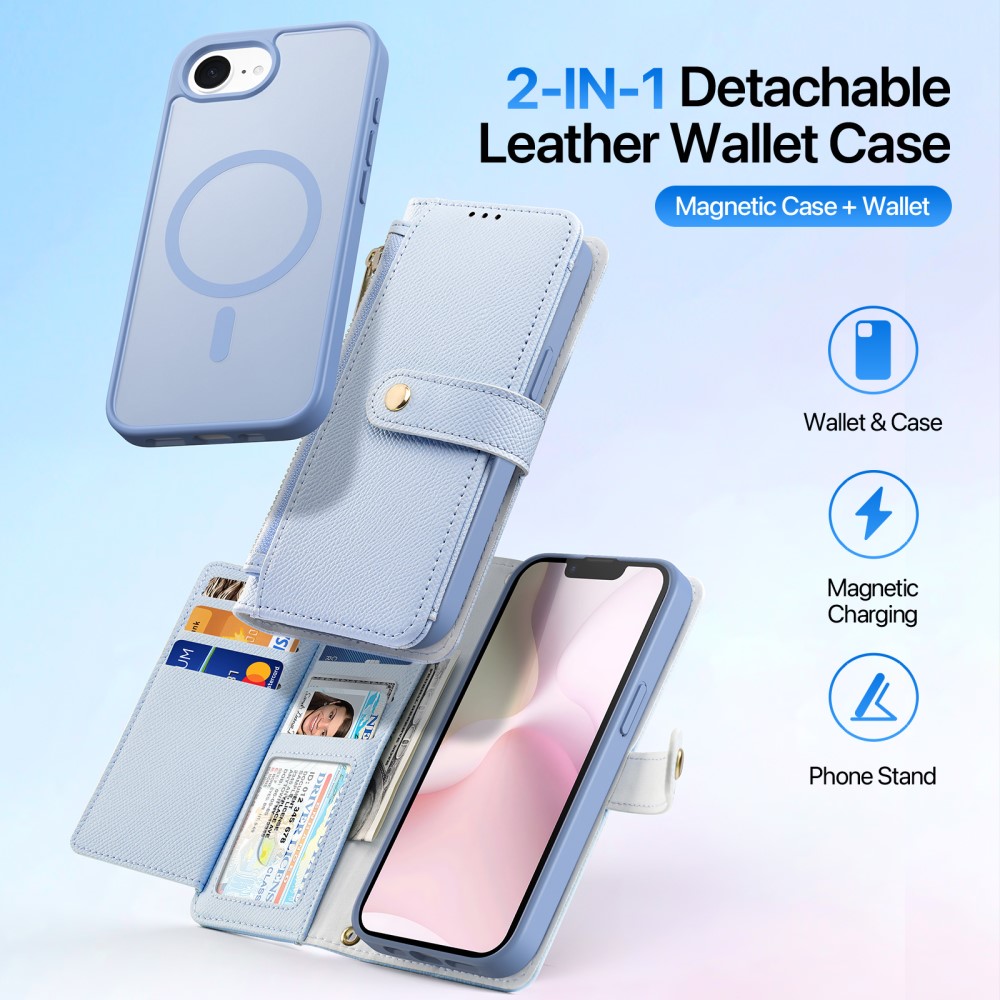 DUX DUCIS DUX DUCIS iPhone 17e / 16e 2in1 Magnet Fodral Lawa Series Blå
