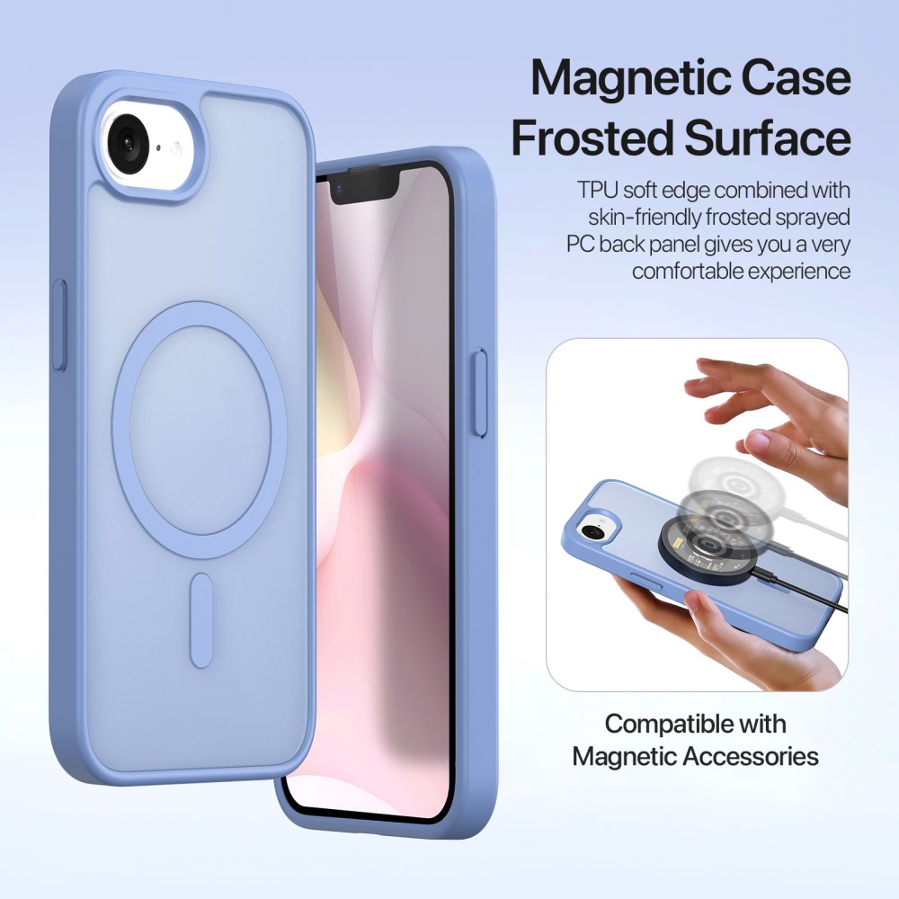DUX DUCIS DUX DUCIS iPhone 17e / 16e 2in1 Magnet Fodral Lawa Series Blå