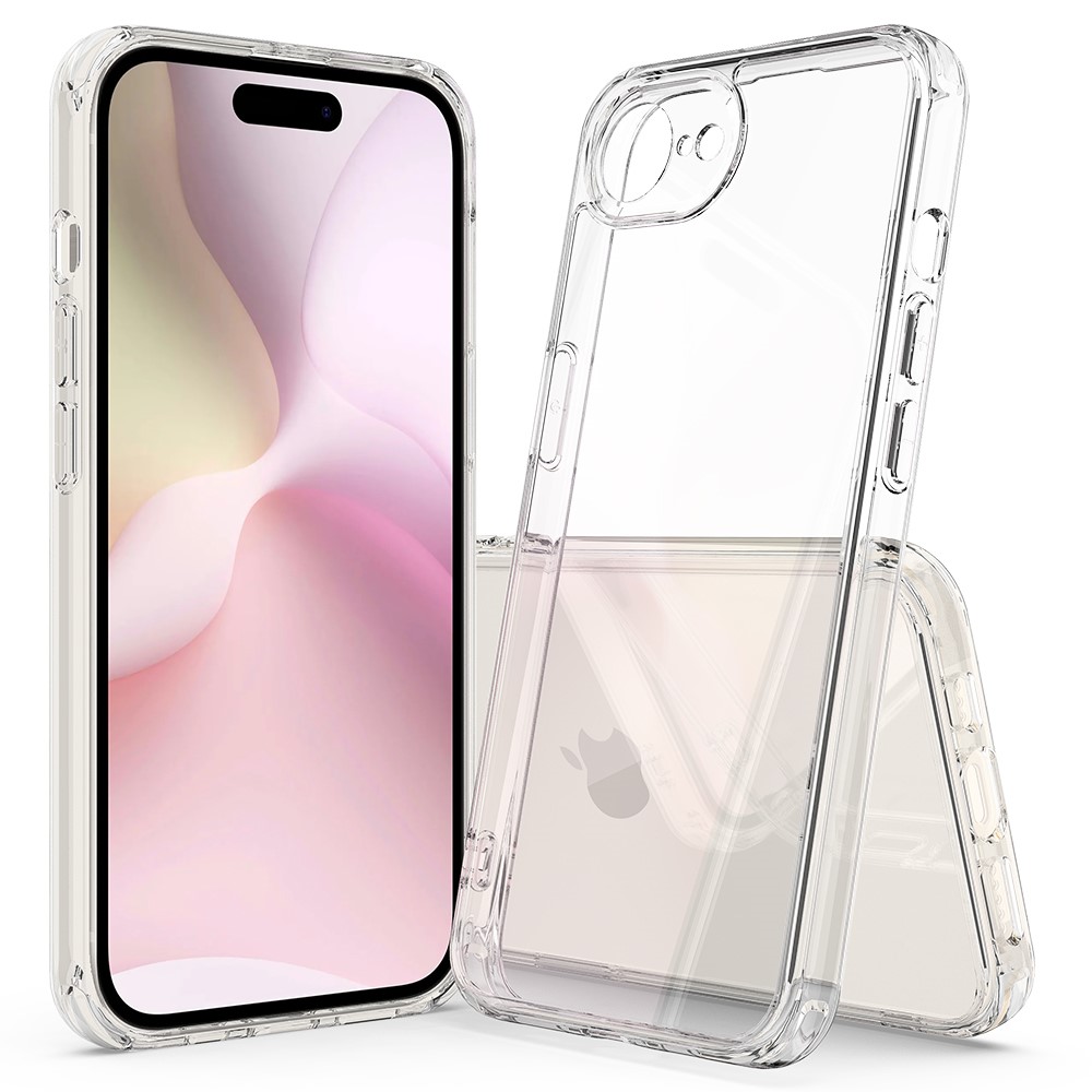  iPhone 17e / 16e Skal TPU / Akryl Transparent