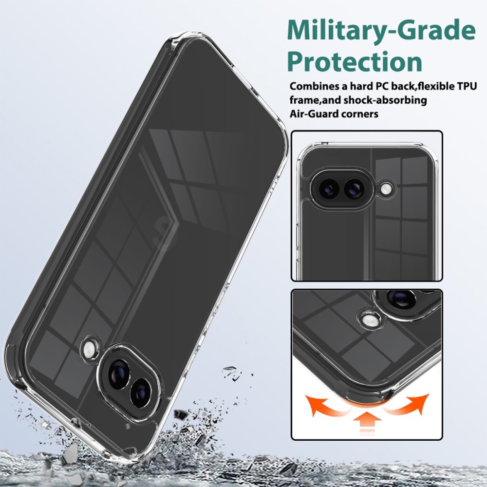  Google Pixel 9a Skal Shockproof Transparent