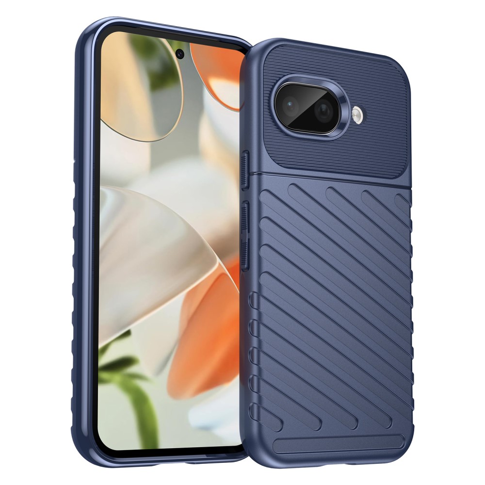  Google Pixel 9a Skal Twill Textur Blå